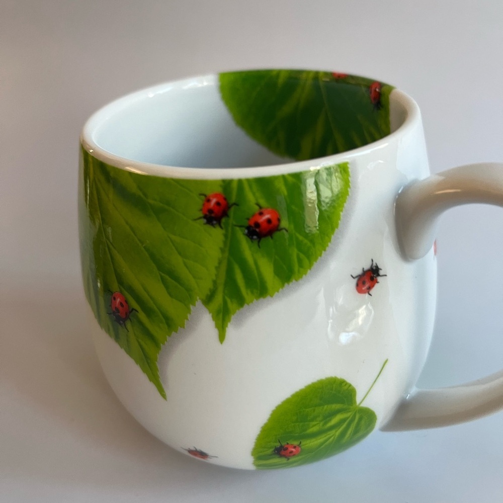 Könitz Fine Porcelain Ladybug & Green Leaves Mug - Picture 5 of 8